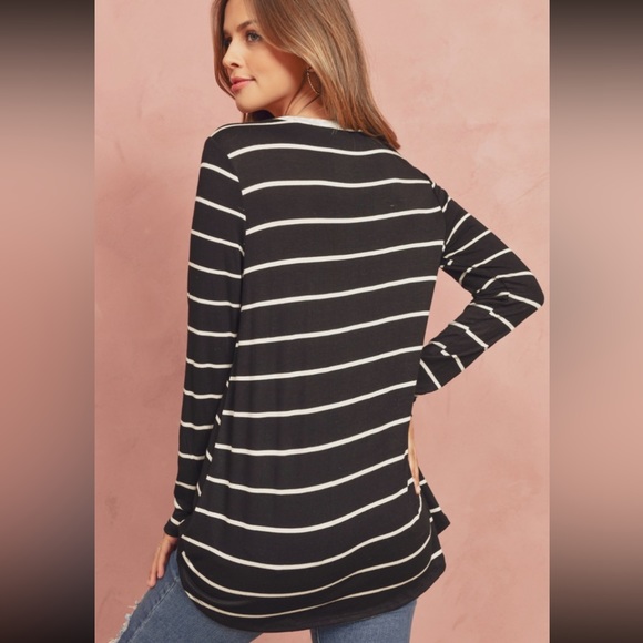 Striped Cheetah Top - Picture 3 of 3